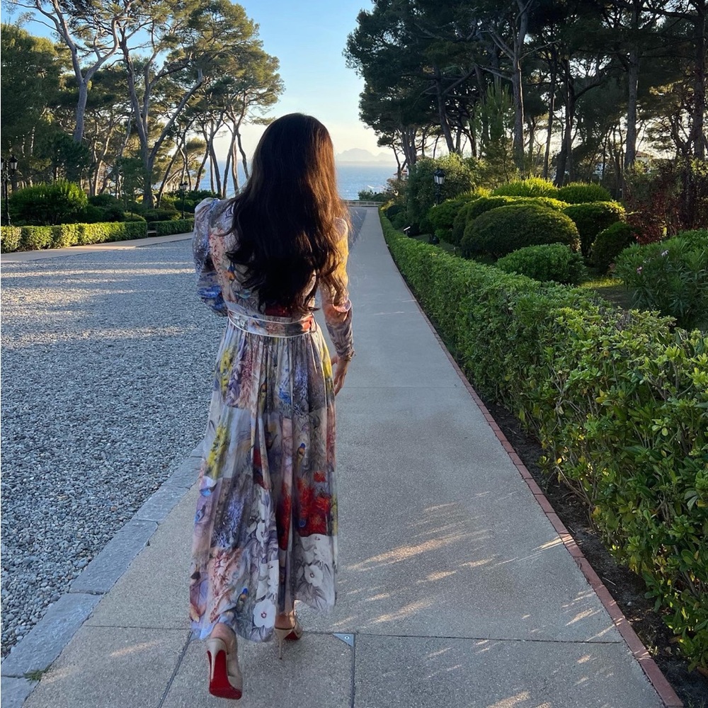 Zimmermann Midi Floral Long Sleeve Dress - Picture 2 of 5